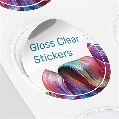 New Glossy and Transparent Stickers .